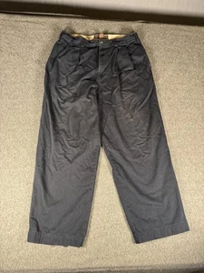 Vintage Abercrombie & Fitch Chino Pants Mens 36x30 Baggy Twill Zip Cotton - Picture 1 of 18