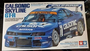 Tamiya Nissan Skyline GT-R R33 Calsonic Race Car Model Kit 24184 Scale 1:24 - Picture 1 of 2