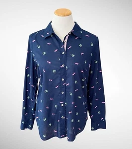 Camicia Talbots 100% cotone Isola del Tesoro Buttondown, taglia M - Foto 1 di 10