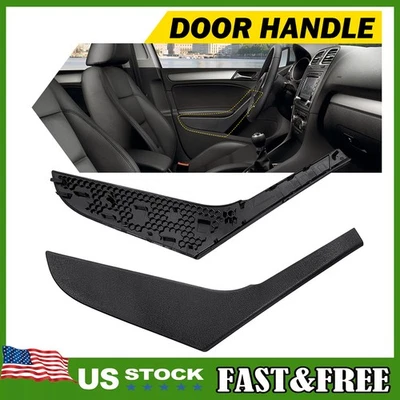 2x Cubierta de moldura de manija de puerta interior izquierda y derecha para Volkswagen Golf GTI MK6 2009-2013 Foto 1 de 4