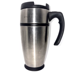 Bicchiere barista Starbucks vintage 2001 acciaio inox coperchio 16 oz - Foto 1 di 6