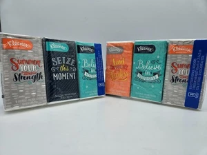 Motivational Kleenex Travel Purse Carry Bag Size Tissue Pack 30 Each 2 Packs - Picture 1 of 2