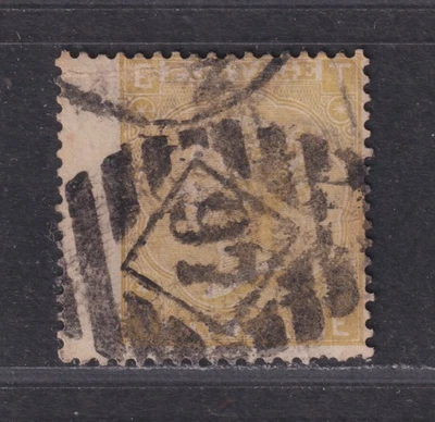 Great Britain SG 111 Scott 52 1867 9d Straw Victoria Spray of Rose Wing CV £300 - Image 1 of 2