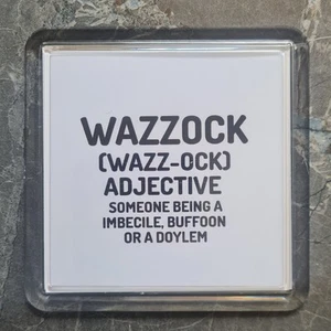 JUMBO NEWCASTLE UPON TYNE GEORDIE SAYING WAZZOCK FRIDGE MAGNET - Picture 1 of 1