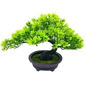 Artificial Plants Greenery Bonsai Fake Plants Plastic Artificial Bonsai Tree ... - Picture 1 of 7