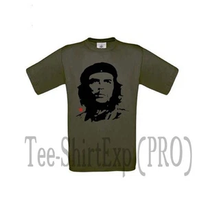 CAMISETA CHE GUEVARA REVOLUTION ERNESTO CUBA camiseta CAQUI - S a la XXL - Bild 1 von 1