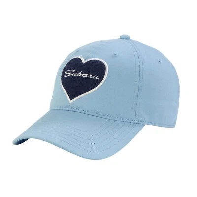 Subaru Logo Heart Patch Cap Hat Impreza STI WRX Forester Outback Ascent Legacy - Image 1 of 2