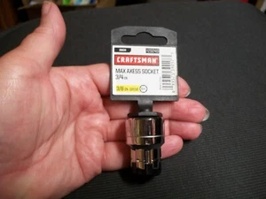 CRAFTSMAN MAX AXESS Socket 3/4 Inch 3/8 Drive 6 Point 929249 - Picture 1 of 1