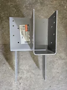 Simpson ECCLQ6X-SDS L-Shape End Column Cap for 6X Beam, 7 Gauge Steel Gray - Picture 1 of 10
