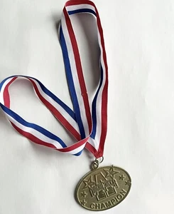 Americheer Cheerleading cheer dance Medal Ribbon Lanyard Leader Spirit OVAL - Picture 1 of 3
