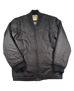 Matix Field Op Puffer Jacket xl Skateboarding Zip Black Pockets Mens - Picture 1 of 22
