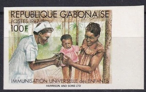 Gabón 1987 Yvert 628 medicina imperforada MNH VF - Imagen 1 de 1