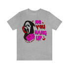 Valentines Day No you hang up ghost face Unisex Jersey Short Sleeve Tee