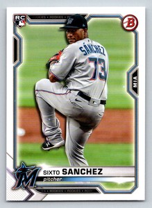 2021 Bowman #13 Sixto Sanchez RC (ref 194363)