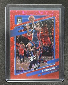 2021-22 Donruss Optic Fastbreak Red Prizm /85 Saddiq Bey #126 - Picture 1 of 2