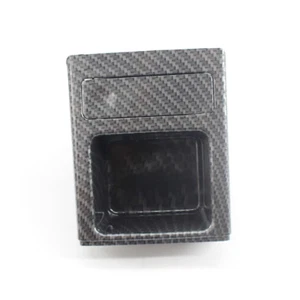 Carbon Fiber Style For BMW Oddments Tray Coin Holder / Box Kit Console E46 3 Ser - Picture 1 of 6