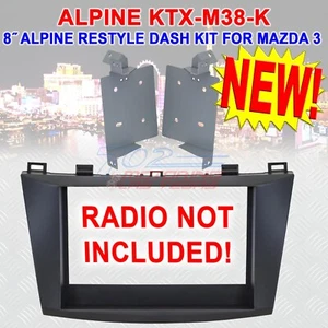KIT DE TABLERO DE RESTYLE ALPINE PERFECTO AJUSTE KTX-M38-K PARA 2010 - UP MAZDA 3 CON PANTALLA DE 8 - Imagen 1 de 2
