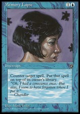 Magic the Gathering MTG Memory Lapse (32b) Homelands   NM