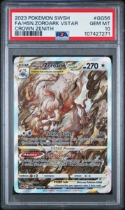 PSA 10 Hisuian Zoroark VSTAR Arte Completo GG54/GG70 Corona Zenith Pokemon 2023 - Imagen 1 de 2