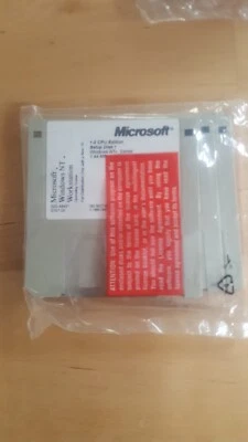 Boot Disk NEW Microsoft Windows NT Workstation 1-2 CPU Edition 3.5 Floppy Disks - Image 1 of 2