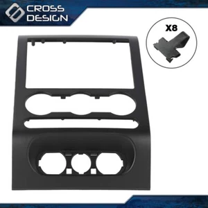 Fit For 2004-2008 Ford F-150 Dash Radio Climate Bezel Center Trim Panel Black - Picture 1 of 9