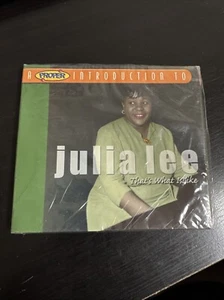 JULIA LEE- THAT'S WHAT I LIKE *CD BRAND NEW SEALED Proper Records - Picture 1 of 2