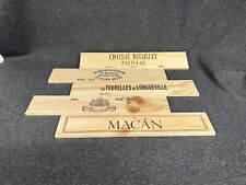 Pack of 50x Wooden Wine Box Panel - Plaque, Display - Bar Wall Backdrop