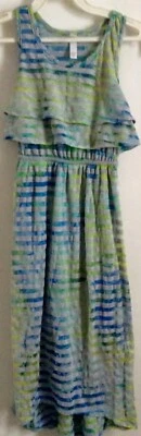 Xhilaration Vestido de Sol Forrado Largo Dobladillo Alto Playa Encubrimiento Popover Talla M 8 Foto 1 de 4