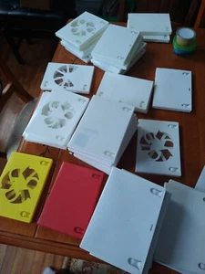 OEM Original Nintendo Wii White Red Logo Empty Replacement Game Cases Shells Pic - Foto 1 di 17