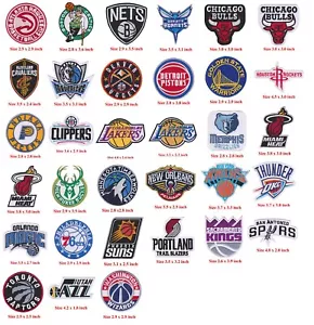 33 pz logo NBA National Basketball Association cucito ferro ricamato su toppe - Foto 1 di 12