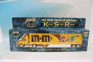 Matchbox 42732 King Size Rigs M&M's Truck & Trailer 1:64 Die Cast 1 Of 5,000 - Picture 1 of 4