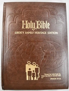 Holy Bible Liberty Family Heritage Edition 1977 Jerry Falwell King James Version - Picture 1 of 12