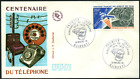 Afars et des Issas 1976 "100 Years Phone", MiNr 144 on First Day Letter