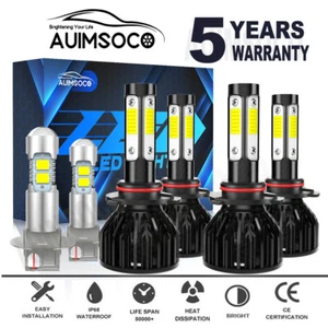 For Chrysler Sebring LXi Coupe 2-Door 1995-1999 LED Headlight Fog Light Bulbs 6x - Picture 1 of 16