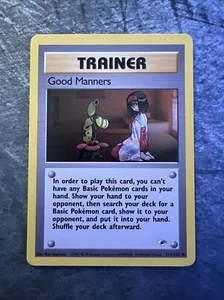 Good Manners - 111/132 - Uncommon Gym Heroes Near Mint - Picture 1 of 4