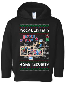 McCallister's Home Security Battle Plan Alone Kevin Toddler Pullover Hoodie - Picture 1 of 7