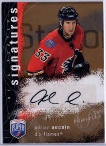 2007-08 Be A Player Signatures Gold Auto #SAA Adrian Aucoin 02/15 - Picture 1 of 1