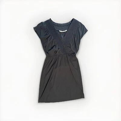 Mini Vestido Negro LBD TWELFTH STREET DE CYNTHIA VINCENT DE COLECCIÓN Boho Hippie Gótico S Foto 1 de 4