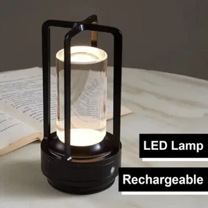 LED Touch Nachttischlampe Kunststoff wiederaufladbar Touch Sensor Schreibtisch - Bild 1 von 11