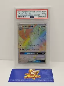 Pokemon 2017 PSA 9 Sun & Moon Guardians Rising Toxapex GX Secret 154/145 - Bild 1 von 4