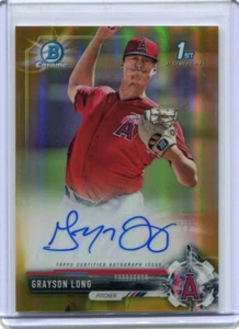 Bowman 2017 cromo RC Perspects automático refractor dorado grisson largo CPA-GL/50 - Imagen 1 de 2