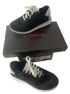 Vionic Fresh Riley Navy Shoes Size 6 ~ Women Tennis/Walking/Athletic Sneakers - Picture 1 of 10