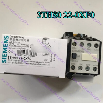 1PCS NEW SIEMENS 3TH80 22-0XF0 3TH8022-0XF0 110V Fast Delivery - Image 1 of 4