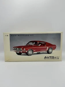 Autoart Millennium 1968 Ford Mustang GT rossa scala 1:18 - Foto 1 di 15