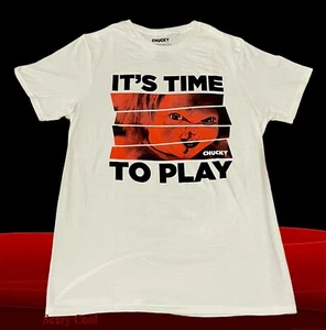 Neu Chucky Childs Play Its Time To Play Herren Vintage Throwback T-Shirt - Bild 1 von 2