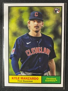 2024 Topps Archives Design Variation - #36 - Kyle Manzardo - Cleveland Guardians - Picture 1 of 2