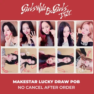 ITZY Girls Will Be Girls ALBUM MAKESTAR PHOTOCARD POB LUCKY DRAW EVENT OFFICIAL - Picture 1 of 5