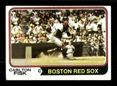 1974 Topps Baseball 105 Carlton Fisk VGEX súper imagen BXCP55 Foto 1 de 2