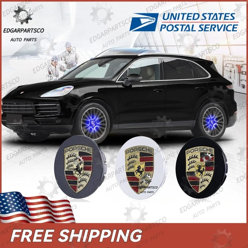 Tapacubos centrales flotantes luminosos para Porsche Cayenne Panamera Macan 4 un. Foto 1 de 1