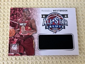 2012-13 Panini Elite Russell Westbrook All Star Salute Game Used Jersey #10 - Bild 1 von 2